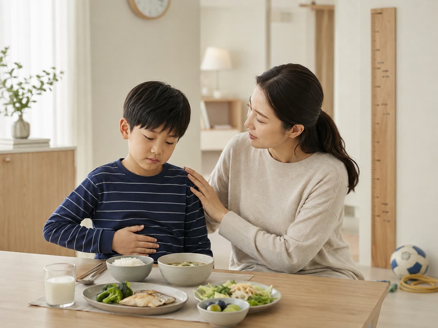잘 먹이는데도 왜 자라지 않을까요?