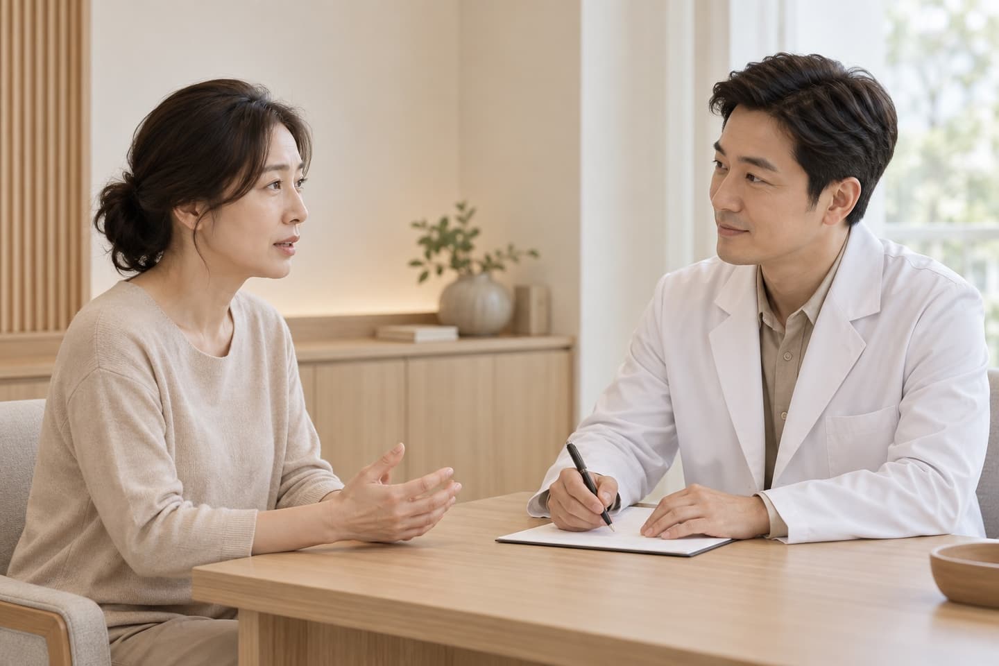 증상·생활 상태 확인