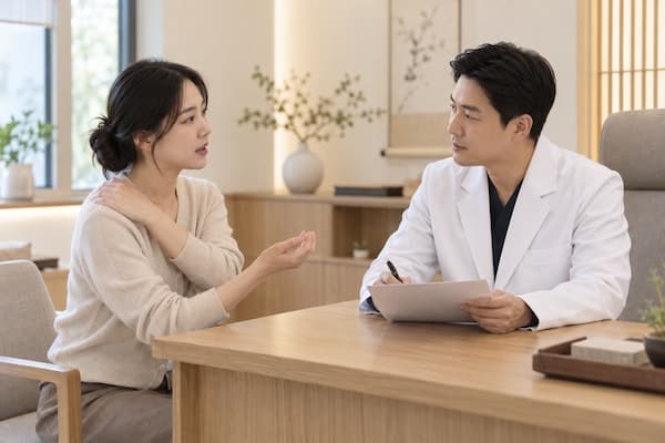 현재 회복 상태 확인