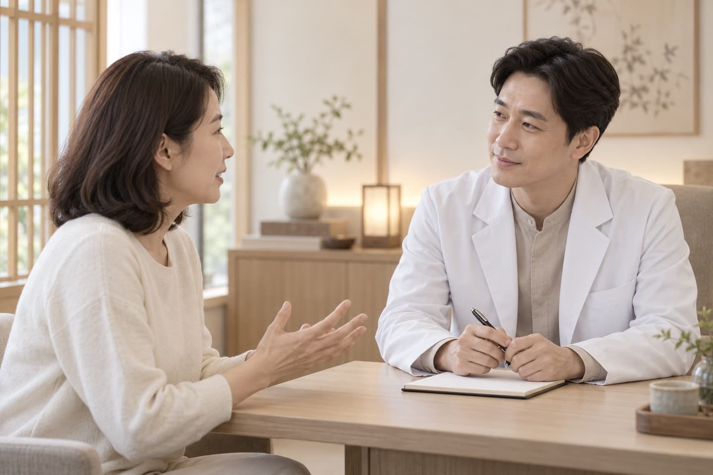 증상·생활 상태 확인