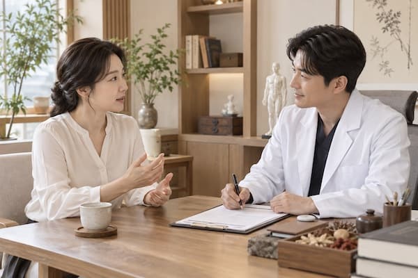 증상·생활 상태 확인